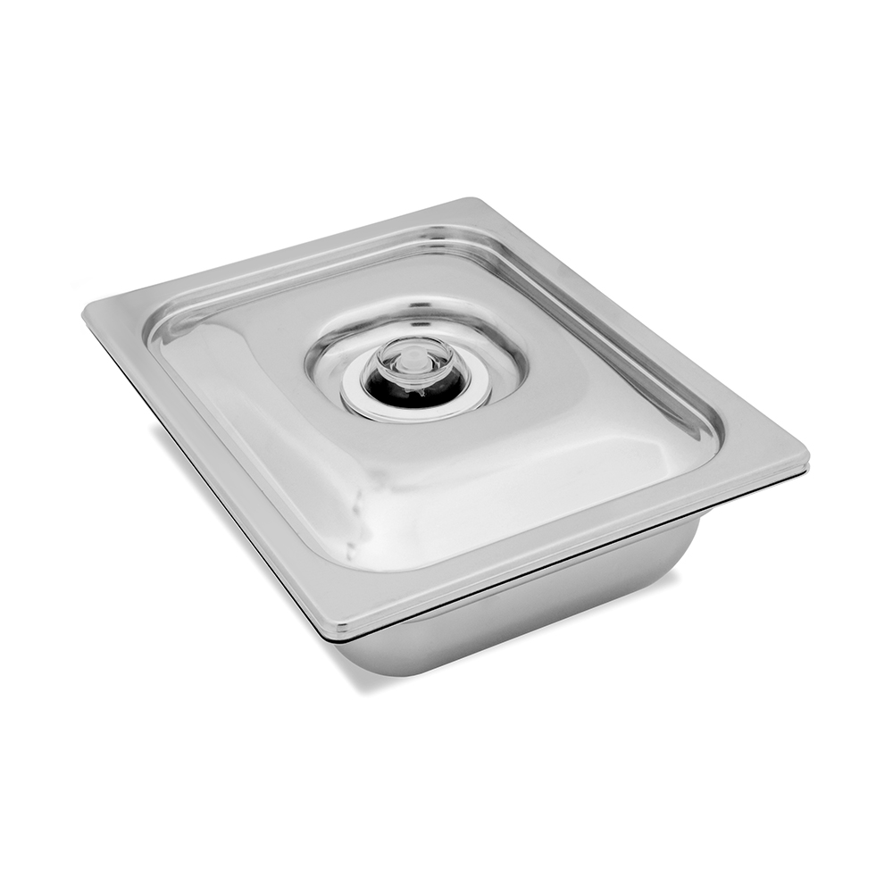 Bac gastronorm GN½ h100 mm avec couvercle pour vide extérieur – VALKO 1004V025 Bac gastronorm GN½ h100 mm avec couvercle pour vide extérieur – VALKO 1004V025