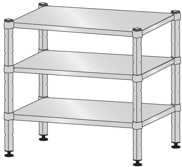 Rayonnage inox lisse 1760x360x1400 – Bartscher Rayonnage inox lisse 1760x360x1400 – Bartscher