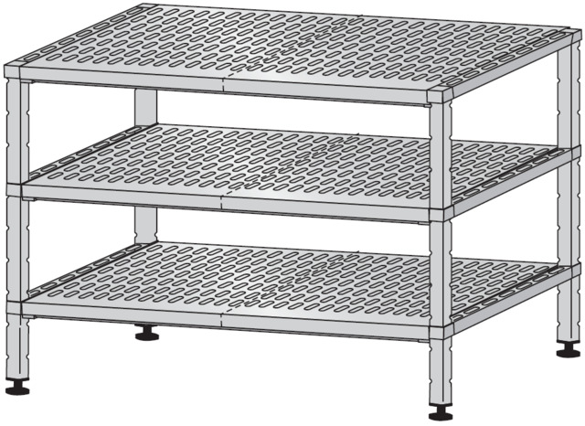 Rayonnage de base Eco 1500x400x1800 – Bartscher Rayonnage de base Eco 1500x400x1800 – Bartscher