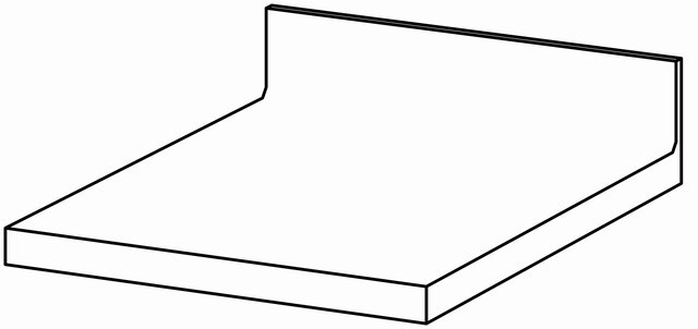 Plan de travail 500×700, dosseret 100mm – Bartscher Plan de travail 500×700, dosseret 100mm – Bartscher