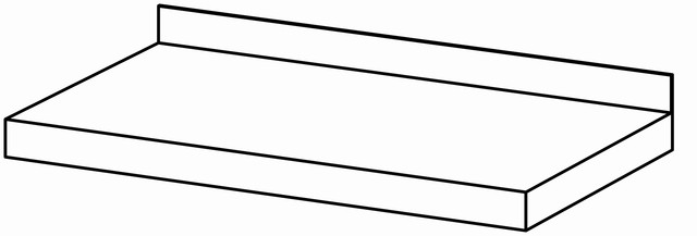 Etagère lisse 600×380 sans fixation – Bartscher Etagère lisse 600×380 sans fixation – Bartscher