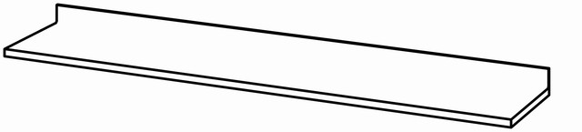 Plan de travail 2800×700, dosseret 100mm – Bartscher Plan de travail 2800×700, dosseret 100mm – Bartscher