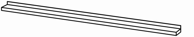 Etagère lisse 2400×180 sans fixation – Bartscher Etagère lisse 2400×180 sans fixation – Bartscher