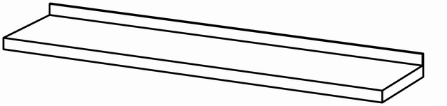 Etagère lisse 1400×380 sans fixation – Bartscher Etagère lisse 1400×380 sans fixation – Bartscher