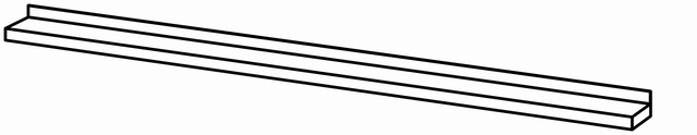 Etagère lisse 2200×180 sans fixation – Bartscher Etagère lisse 2200×180 sans fixation – Bartscher