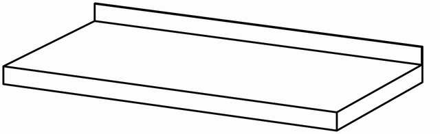 Etagère lisse 800×480 sans fixation – Bartscher Etagère lisse 800×480 sans fixation – Bartscher