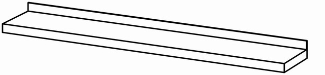 Etagère lisse 1400×280 sans fixation – Bartscher Etagère lisse 1400×280 sans fixation – Bartscher