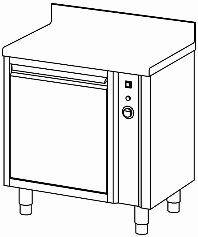Armoire chauf. 800×600, p. bat & dos. – Bartscher Armoire chauf. 800×600, p. bat & dos. – Bartscher