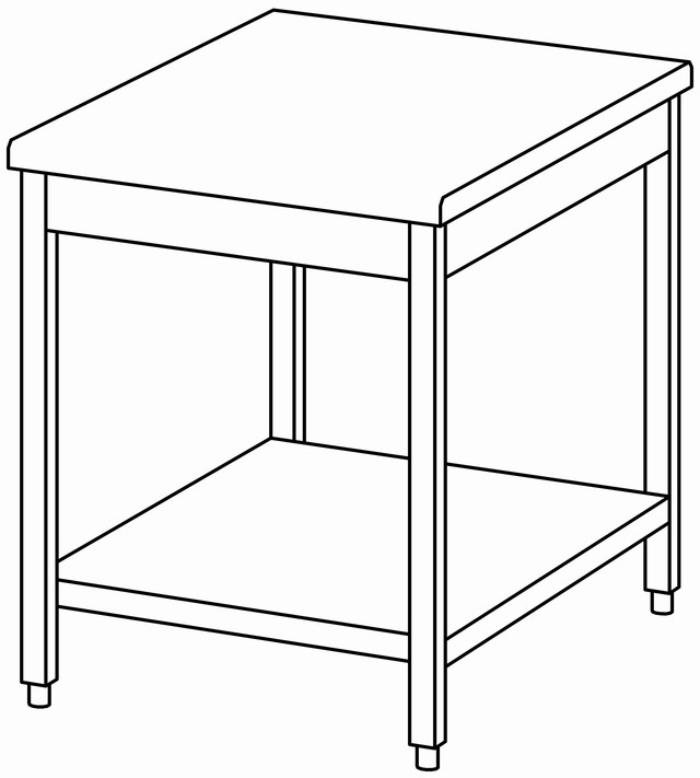 Table de travail 700×1000 étag.sans dos. – Bartscher Table de travail 700×1000 étag.sans dos. – Bartscher