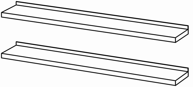 Etagère murale compl. 1600×300, double – Bartscher Etagère murale compl. 1600×300, double – Bartscher