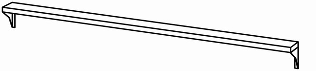 Etagère murale fixe compl. 1 x 2400×180 – Bartscher Etagère murale fixe compl. 1 x 2400×180 – Bartscher