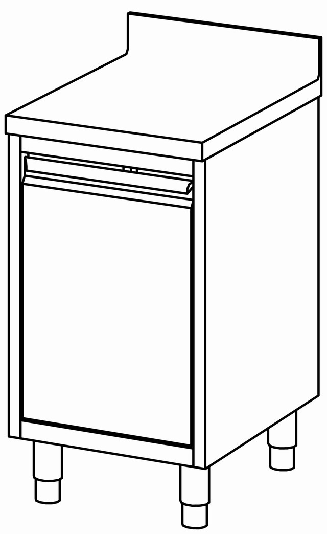 Armoire por. bat. 500×700, avec dosseret – Bartscher Armoire por. bat. 500×700, avec dosseret – Bartscher
