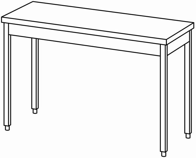 Table de travail sans dosseret 1400×600 – Bartscher Table de travail sans dosseret 1400×600 – Bartscher