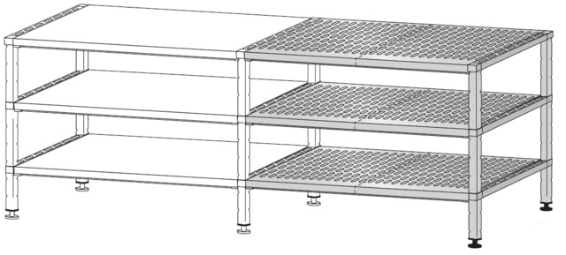 Ajout droit rayonnage Eco 1050x600x1800 – Bartscher Ajout droit rayonnage Eco 1050x600x1800 – Bartscher