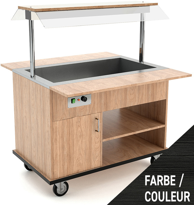Buffet chauffé 3x GN 1/1, anthra. – Bartscher Buffet chauffé 3x GN 1/1, anthra. – Bartscher