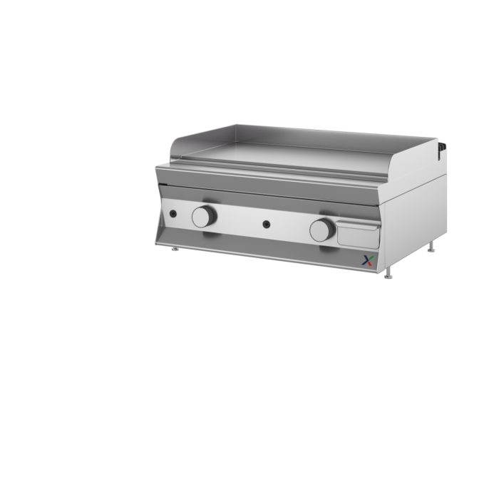 Fry-top gaz à poser, double plaque lisse – 800×700 mm – Inoxbim Fry-top gaz à poser, double plaque lisse – 800×700 mm – Inoxbim