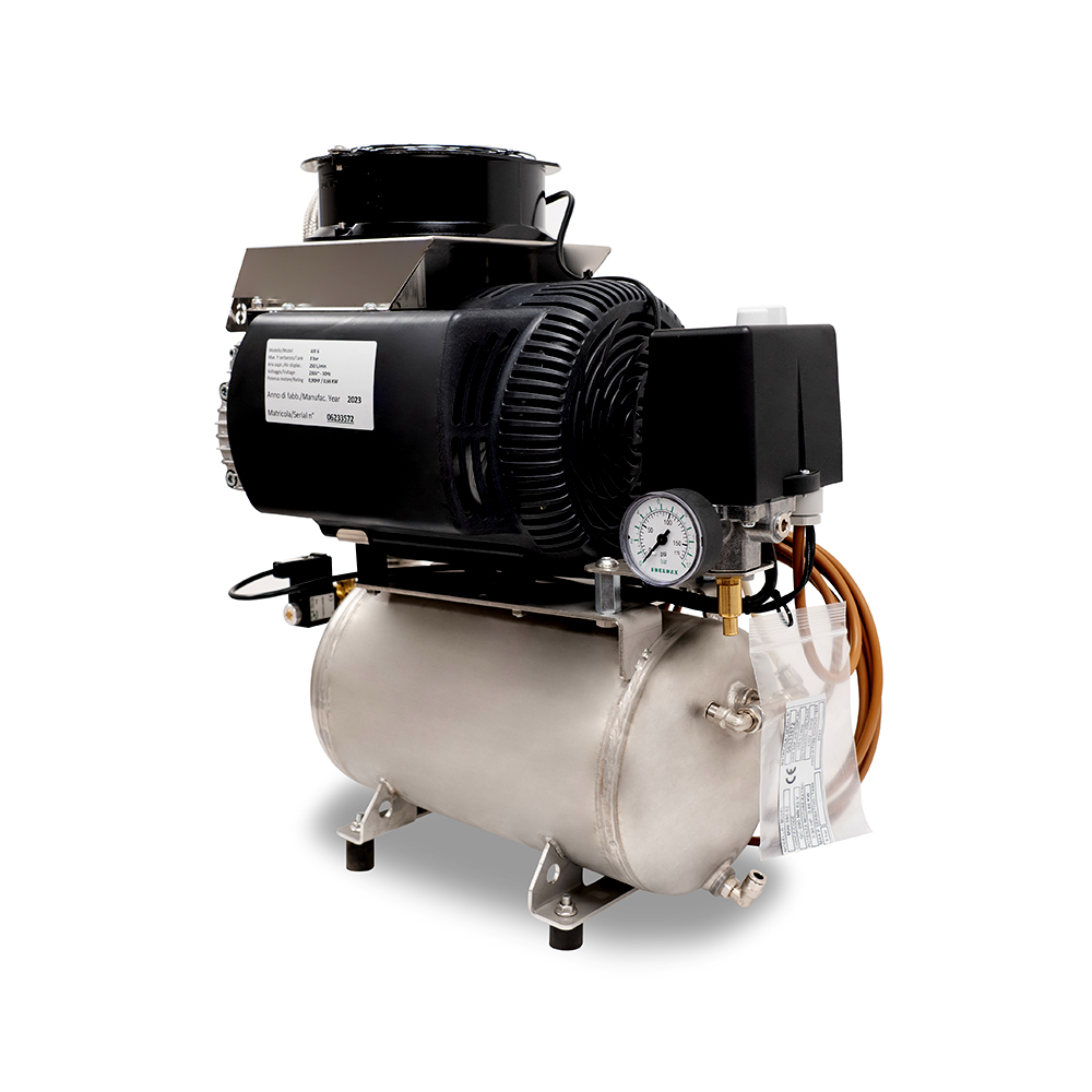 Compresseur silencieux à intégrer dans le piètement mobile avec réservoir 6 L – VALKO 1408V127