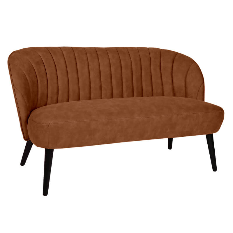Banquette Lounge – JULIA – Microfibre Cognac