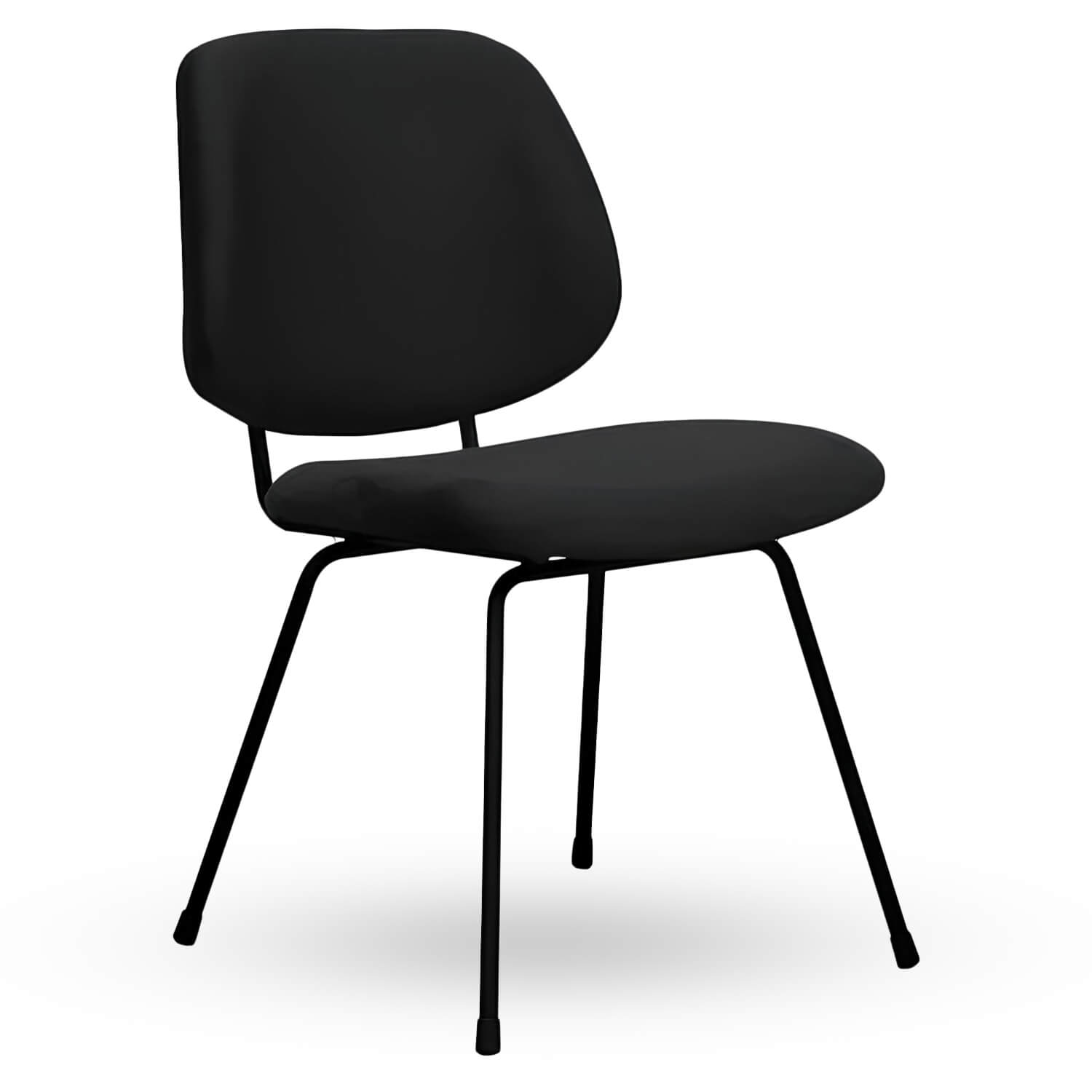 Chaise – BELLO – Velours Noir Chaise – BELLO – Velours Noir