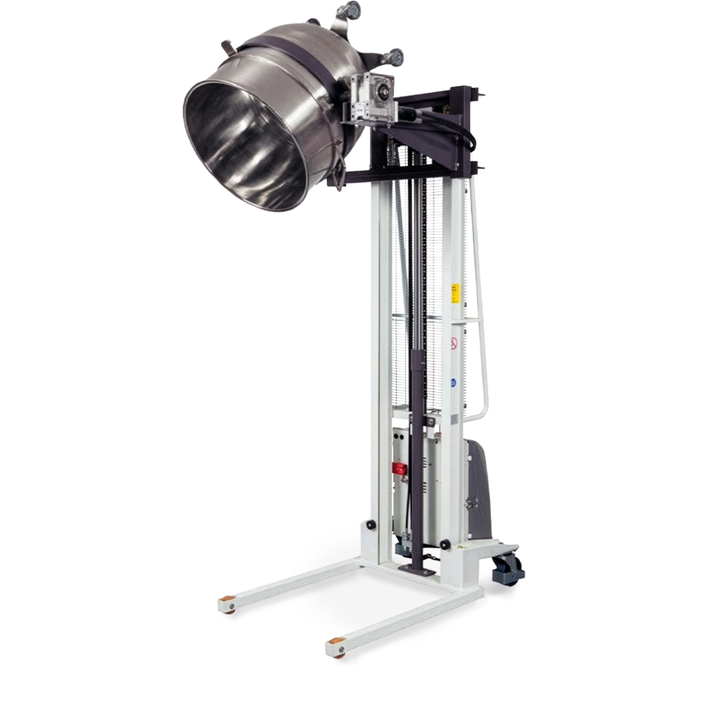 Élévateur de cuve SOLL100-E pour mélangeur B100 – Rollmatic Élévateur de cuve SOLL100-E pour mélangeur B100 – Rollmatic