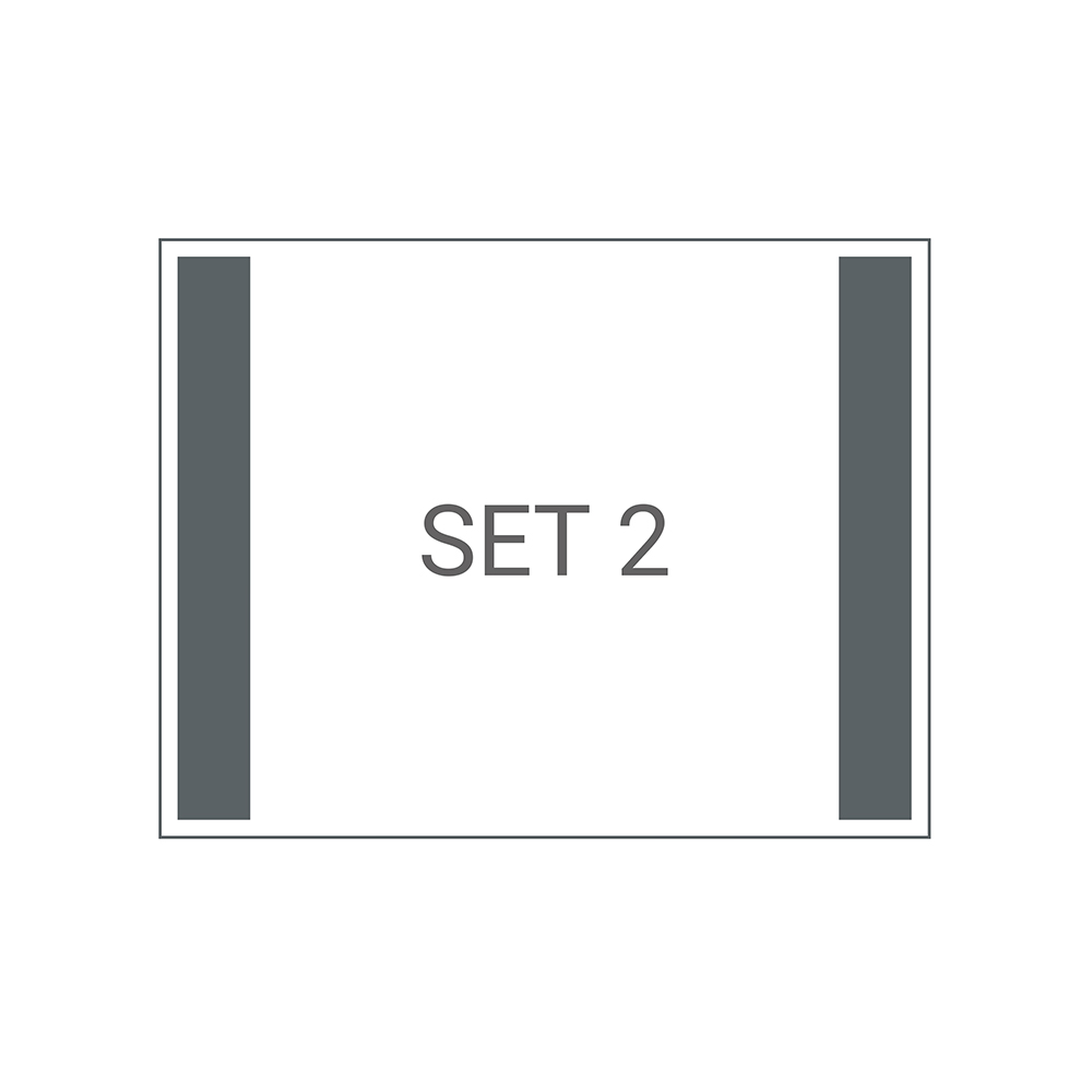 Set double barre de soudure parallèle, verticale (L = 550 mm) – VALKO 1408V082 Set double barre de soudure parallèle, verticale (L = 550 mm) – VALKO 1408V082