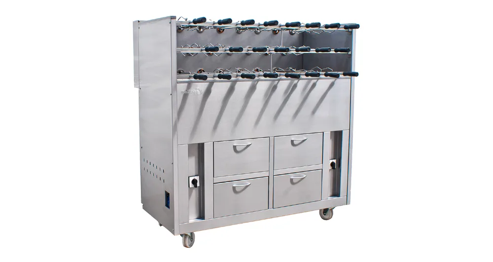 Grill à charbon de bois pour rodizio Grelhaço – photo officielle de la gamme (2/3)