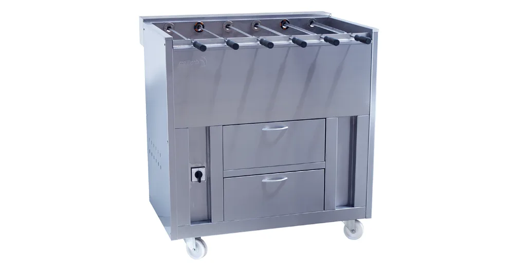 Grill à charbon de bois pour rodizio Grelhaço – photo officielle de la gamme (3/3)