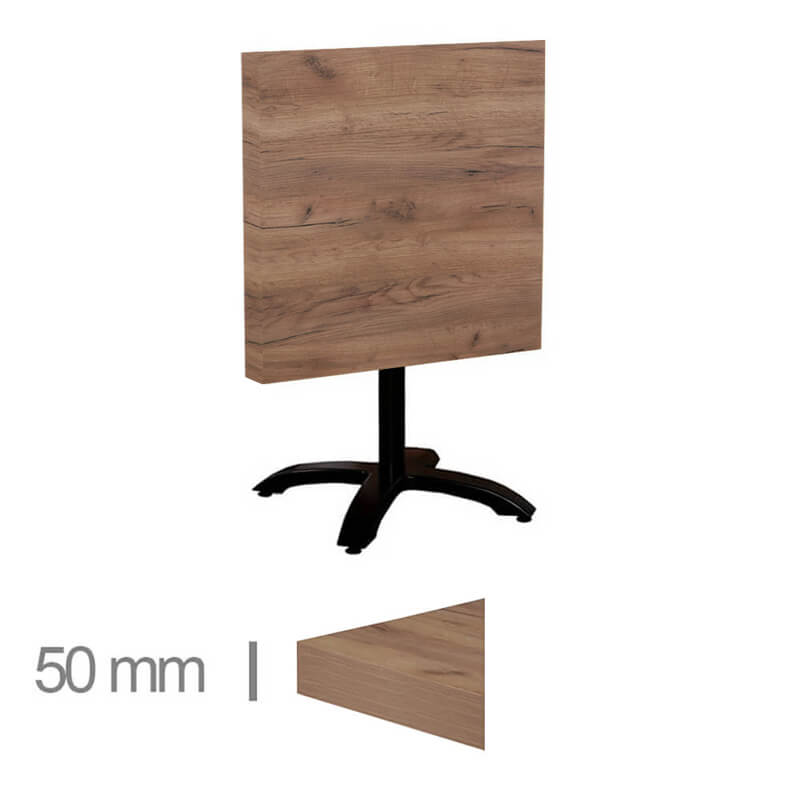 Table Avec Pied Pliable – DUBLIN K4 – 60×60 cm Table Avec Pied Pliable – DUBLIN K4 – 60×60 cm