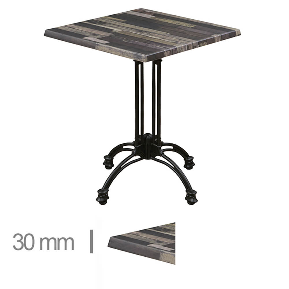 Table Pour Terrasse – TERRASIA BLANCHAS BROWN – 70×70 cm Table Pour Terrasse – TERRASIA BLANCHAS BROWN – 70×70 cm