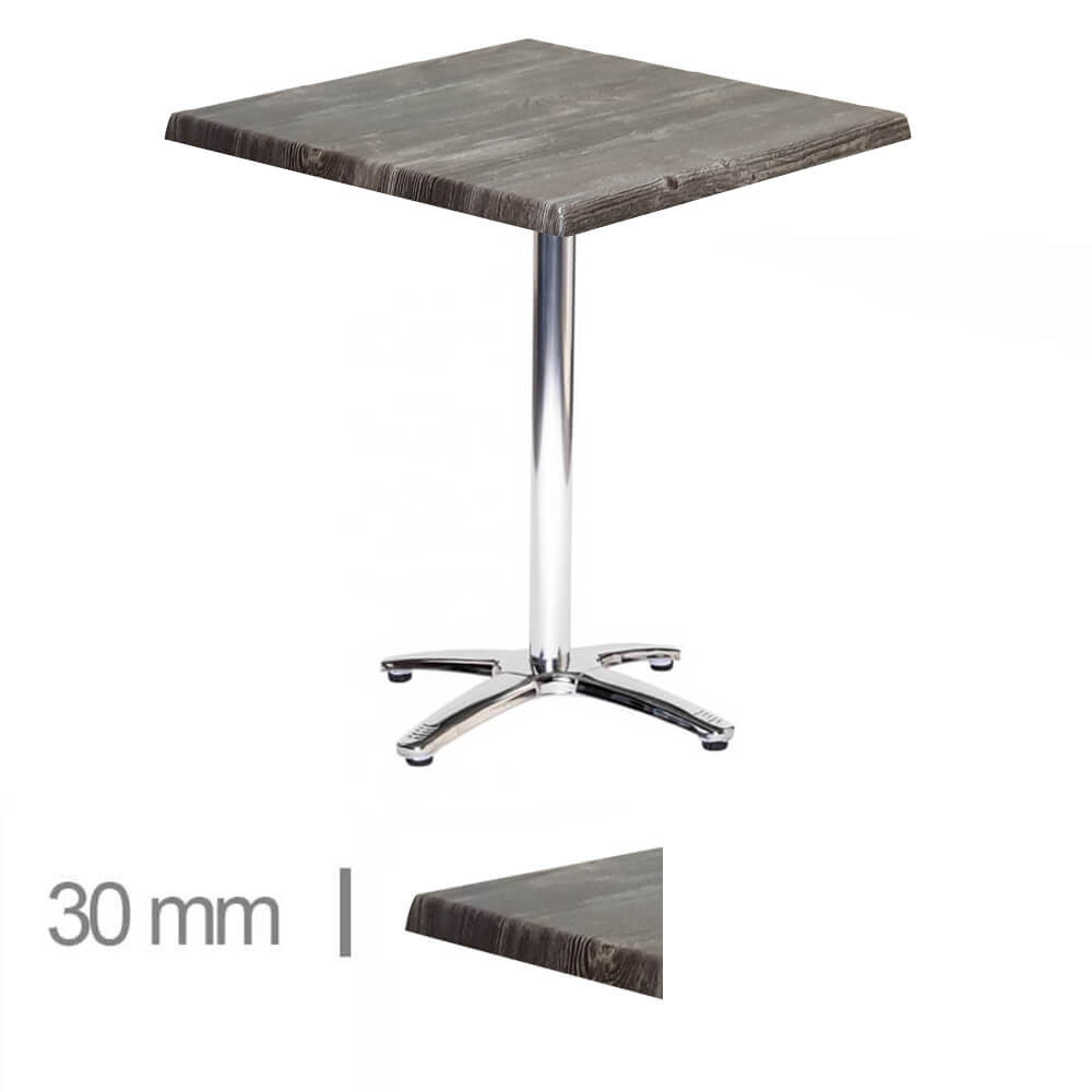 Table Pour Terrasse – TERRASIA OLD PINE – 60×60 cm Table Pour Terrasse – TERRASIA OLD PINE – 60×60 cm