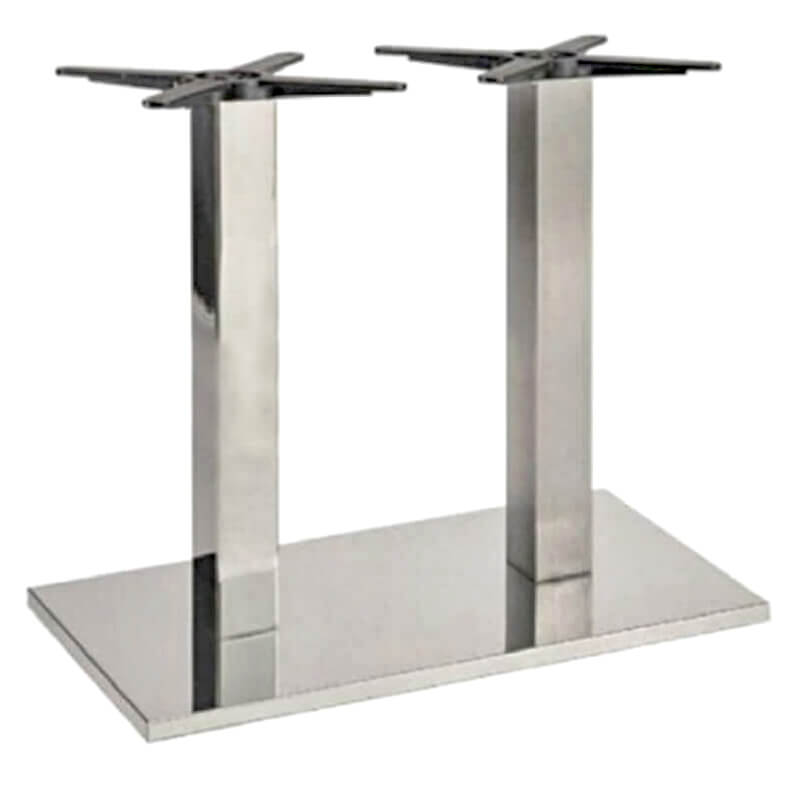 Pied de Table – 70×40 Hauteur 72 cm – Inox