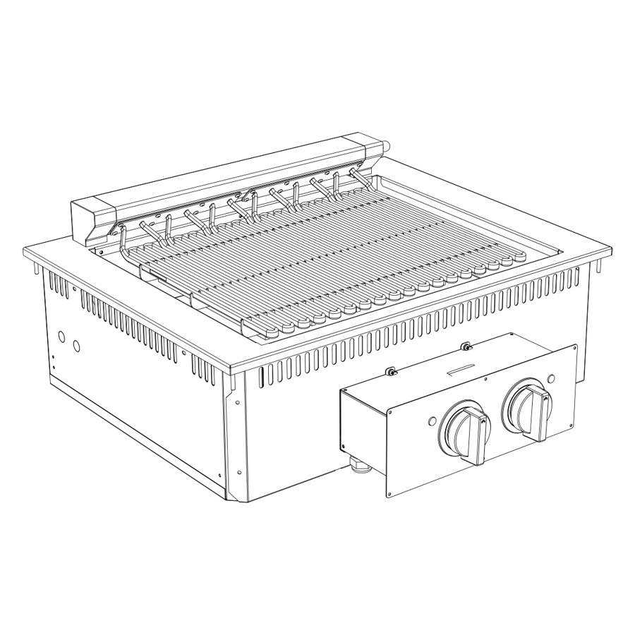 SILKO Drop-In 700 – grill électrique 800