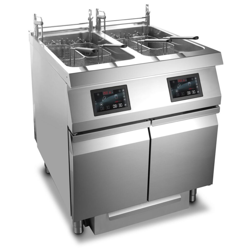Friteuse électrique double cuve Fryer EVO² 22 + 22 L avec filtration NEFEP9222F – SILKO Friteuse électrique double cuve Fryer EVO² 22 + 22 L avec filtration NEFEP9222F – SILKO